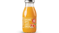 מיץ אורגני תפוחים וג'ינג'ר 750 מל