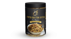 פרג אורז עם עדשים מגדרה