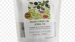 עדנים חליטת ג'ינג'ר ליים אורגנית אריזת שקית